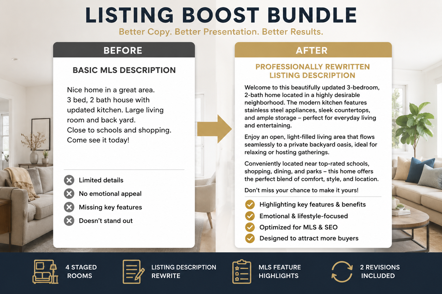StageReady Listing Boost